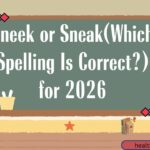 sneek-or-sneak