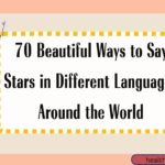 Star in Different Languages