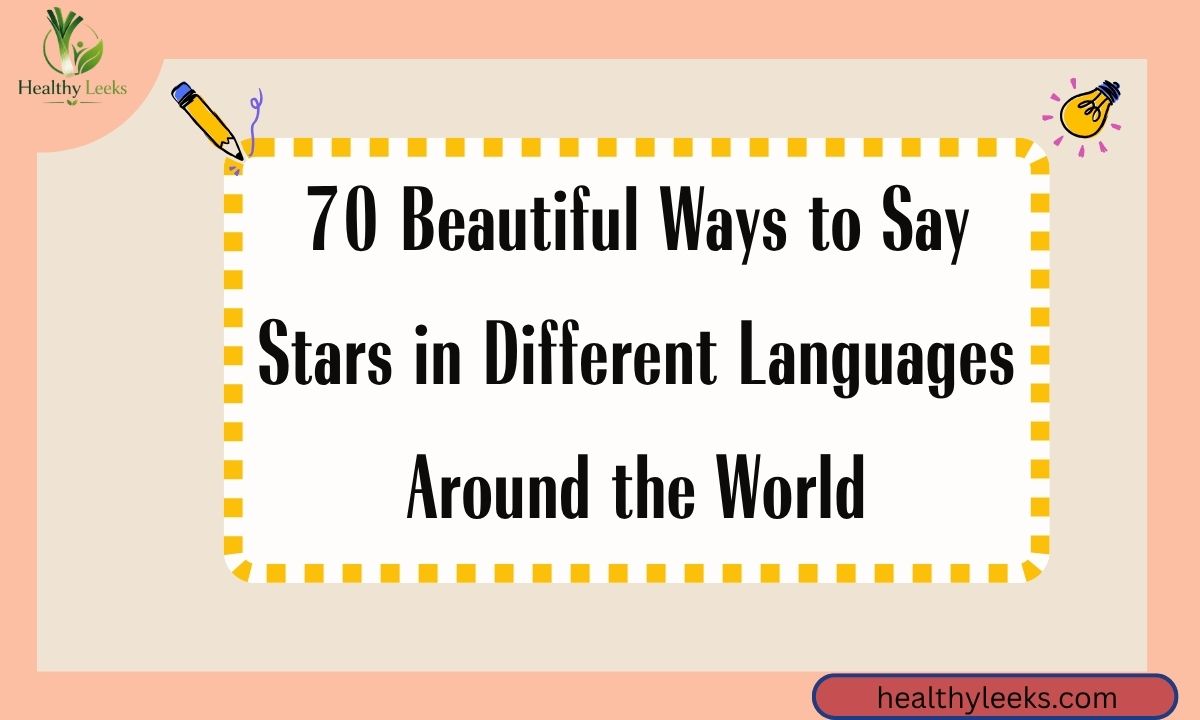 Star in Different Languages