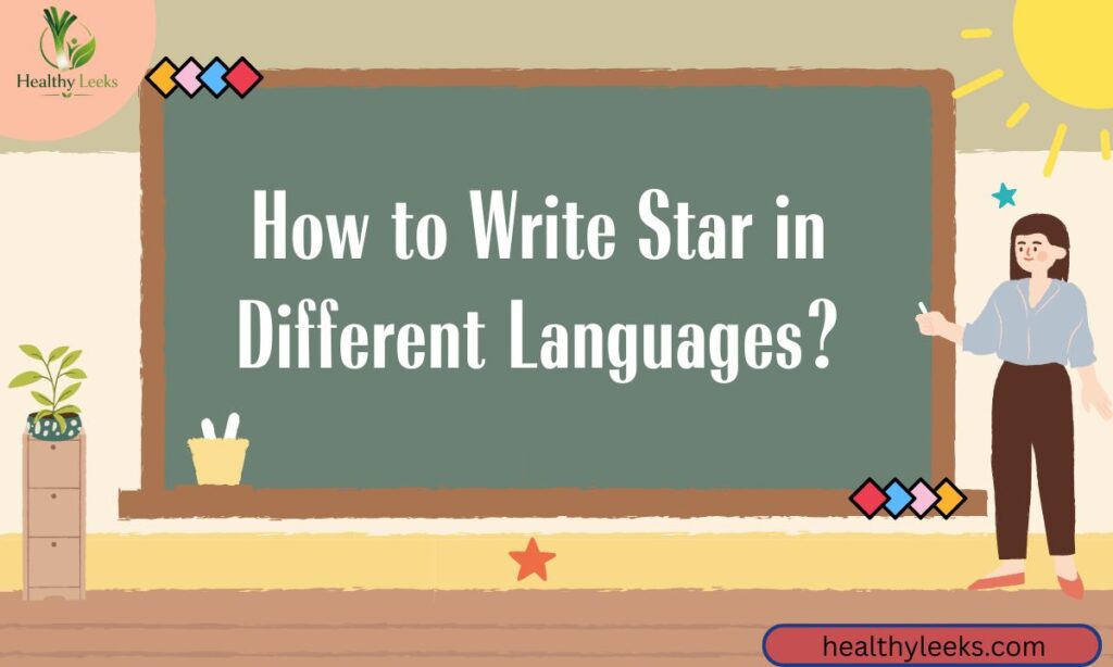 Stars in Different Languages