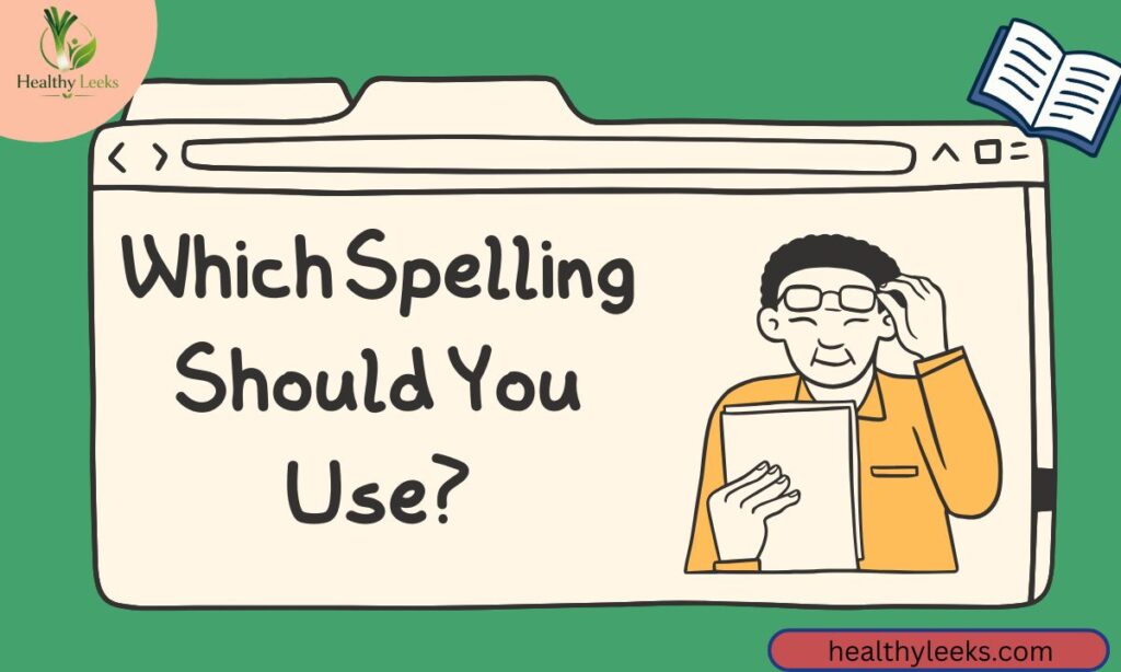 Which Spelling Should You Use